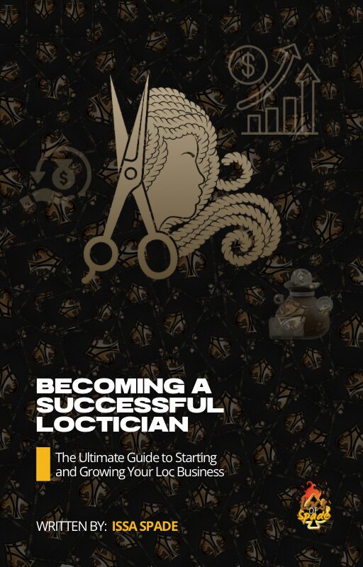 Scissors cutting a brain, with financial growth icons, and a person in a suit, on a dark background with text about success.